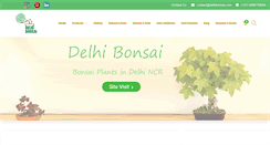 Desktop Screenshot of delhibonsai.com